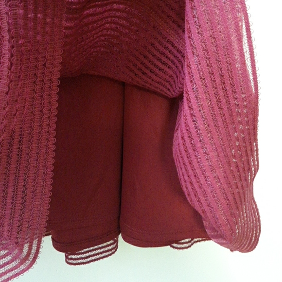 Torrid Berry Pleated Skater Mini Skirt - Picture 4 of 7